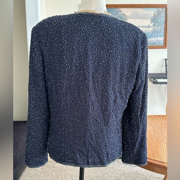 House Of Frazer All Over Sequin Blazer Jacket Size 12 - Picture 5 of 13